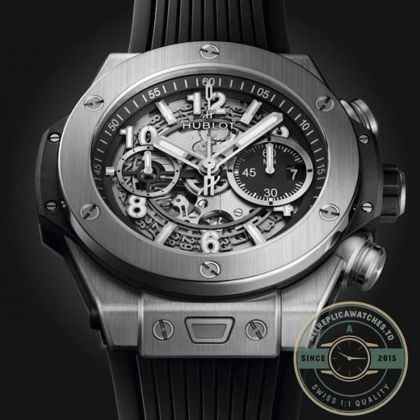 Replica Hublot Big Bang Men Automatic Black Rubber Watch 421.NM.1170.RX - Affordable Super Clone Watch