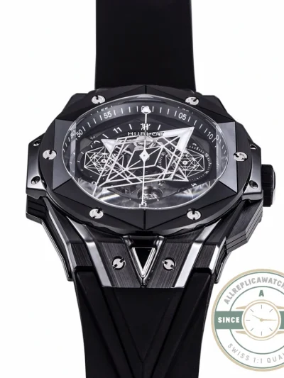 Replica Hublot Big Bang Sang Bleu II Black 45mm 418.CX.1107.RX.MXM22 - Top-Tier Swiss Replica Watch