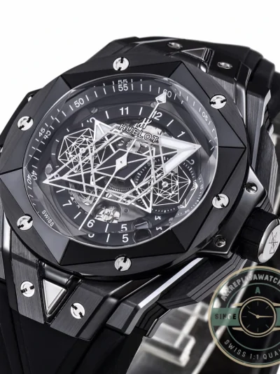 Replica Hublot Big Bang Sang Bleu II Black 45mm 418.CX.1107.RX.MXM22 - Affordable Luxury Replica Timepiece