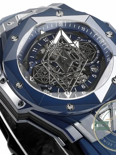 Replica Hublot Big Bang Sang Bleu II Blue 45mm 418.EX.5107.RX.MXM21 - Premium Super Clone Watch