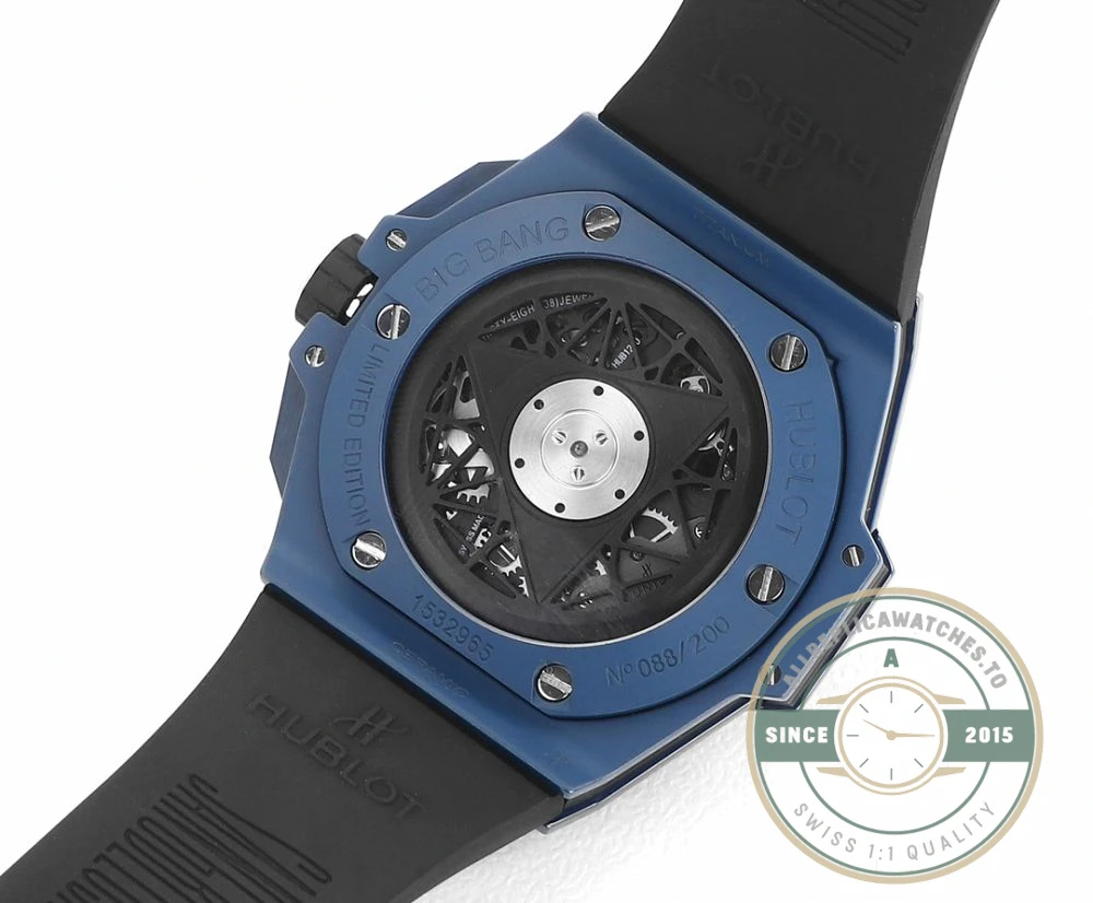 Replica Hublot Big Bang Sang Bleu II Blue 45mm 418.EX.5107.RX.MXM21 - High-Grade Replica Watch