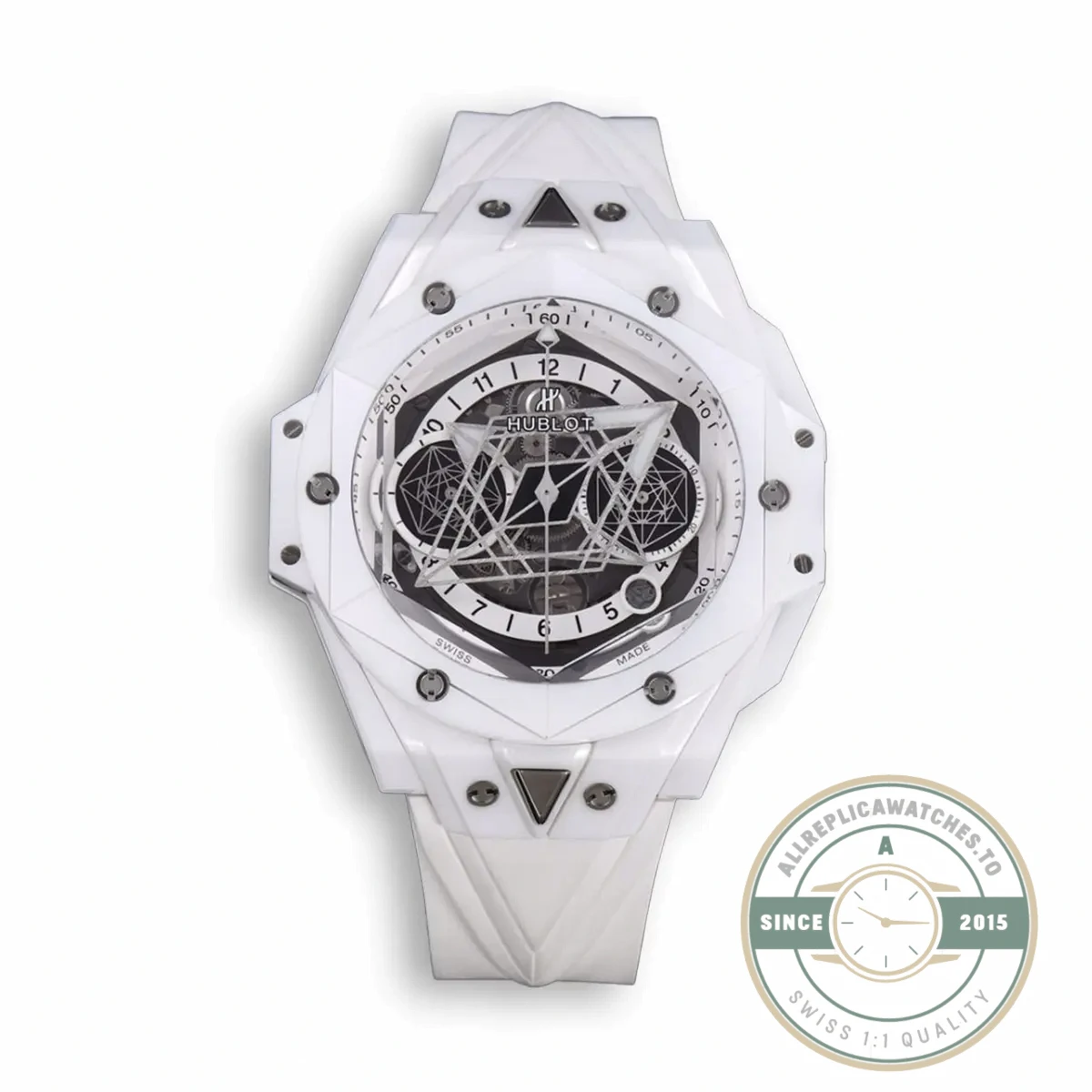 Replica Hublot Big Bang Sang Bleu II White 45mm 418.HX.2001.RX.MXM21 - Top-Tier Swiss Replica Watch