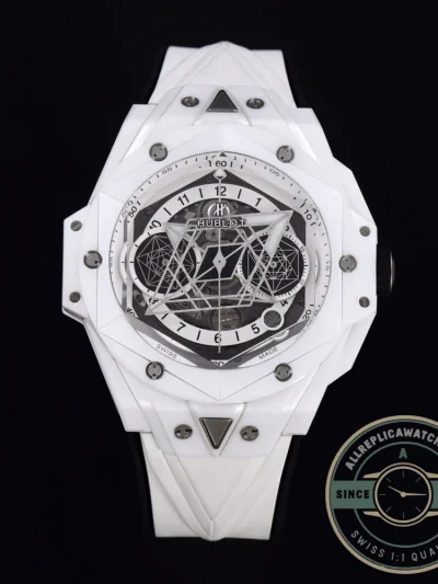 Replica Hublot Big Bang Sang Bleu II White 45mm 418.HX.2001.RX.MXM21 - Luxury Replica Watch