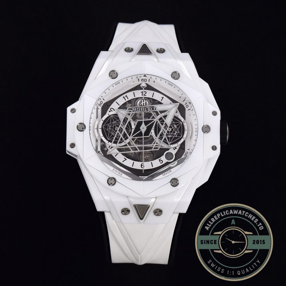 Replica Hublot Big Bang Sang Bleu II White 45mm 418.HX.2001.RX.MXM21 - Luxury Replica Watch