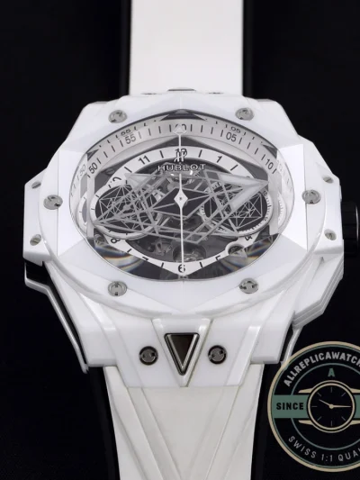 Replica Hublot Big Bang Sang Bleu II White 45mm 418.HX.2001.RX.MXM21 - Swiss Movement Replica Watch
