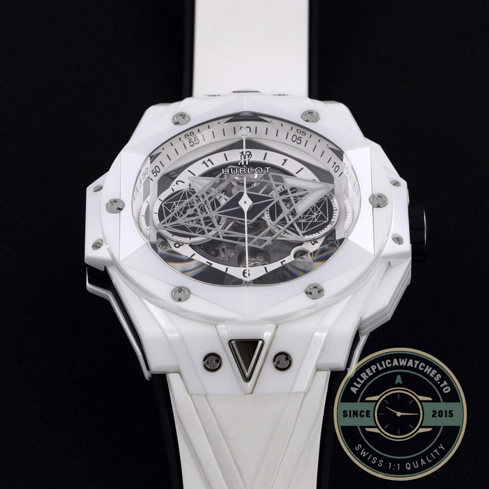 Replica Hublot Big Bang Sang Bleu II White 45mm 418.HX.2001.RX.MXM21 - Swiss Movement Replica Watch