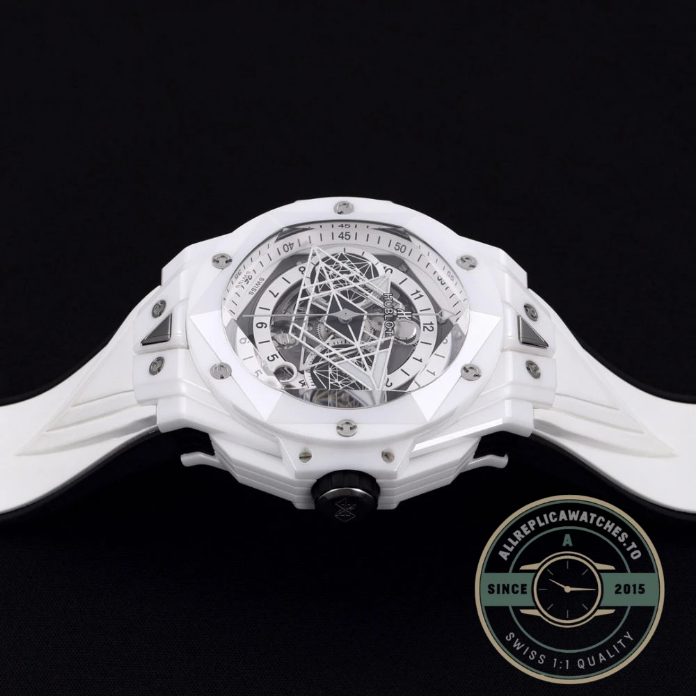 Replica Hublot Big Bang Sang Bleu II White 45mm 418.HX.2001.RX.MXM21 - 1:1 Swiss Replica Watch