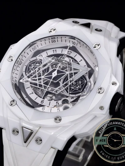 Replica Hublot Big Bang Sang Bleu II White 45mm 418.HX.2001.RX.MXM21 - Budget Luxury Replica Watch