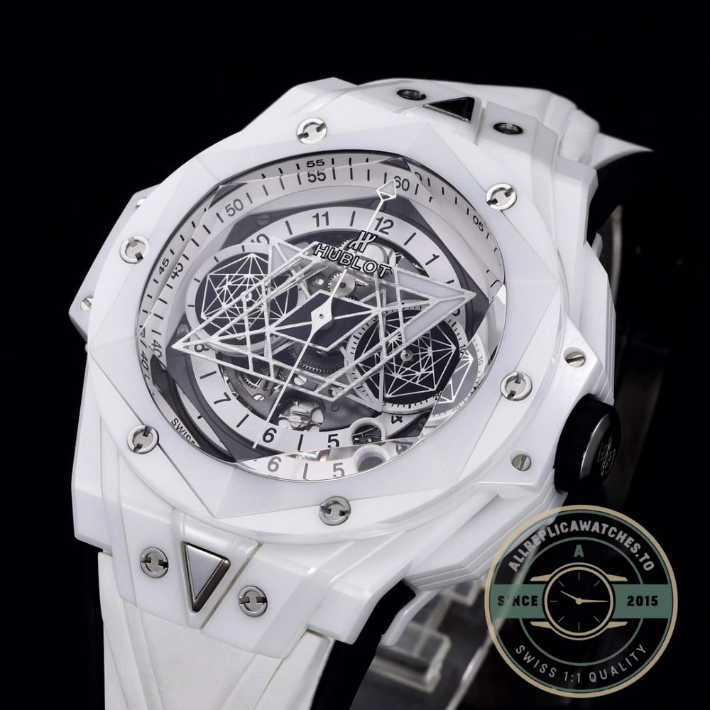 Replica Hublot Big Bang Sang Bleu II White 45mm 418.HX.2001.RX.MXM21 - Budget Luxury Replica Watch