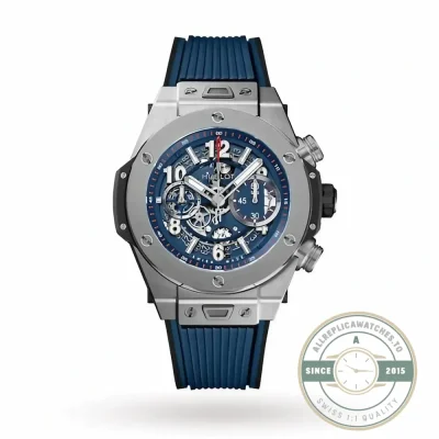 Replica Hublot Big Bang Series 421.NL.5170.RX 44mm Blue Rubber - Factory Super Clone Watch