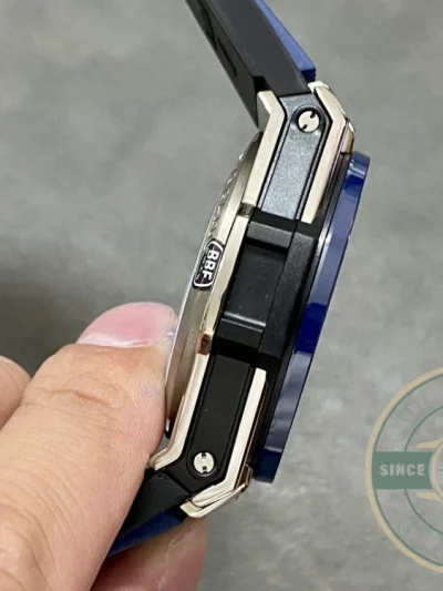 Replica Hublot Big Bang Series 421.NL.5170.RX 44mm Blue Rubber - Factory Super Clone Watch