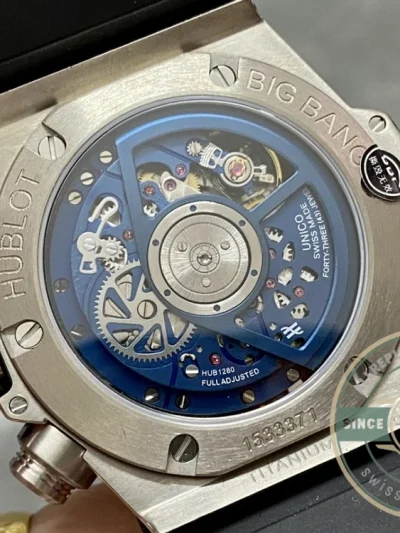 Replica Hublot Big Bang Series 421.NL.5170.RX 44mm Blue Rubber - Luxury Replica Watch