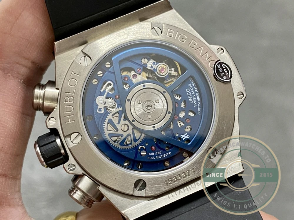 Replica Hublot Big Bang Series 421.NL.5170.RX 44mm Blue Rubber - Luxury Replica Watch