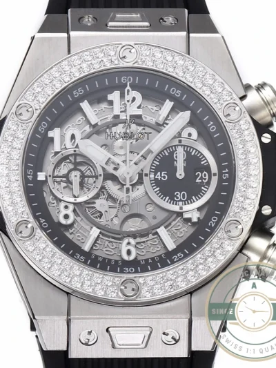 Replica Hublot Big Bang Unico Diamonds 42mm 441.NX.1171.RX.1104 - Affordable Luxury Replica Timepiece