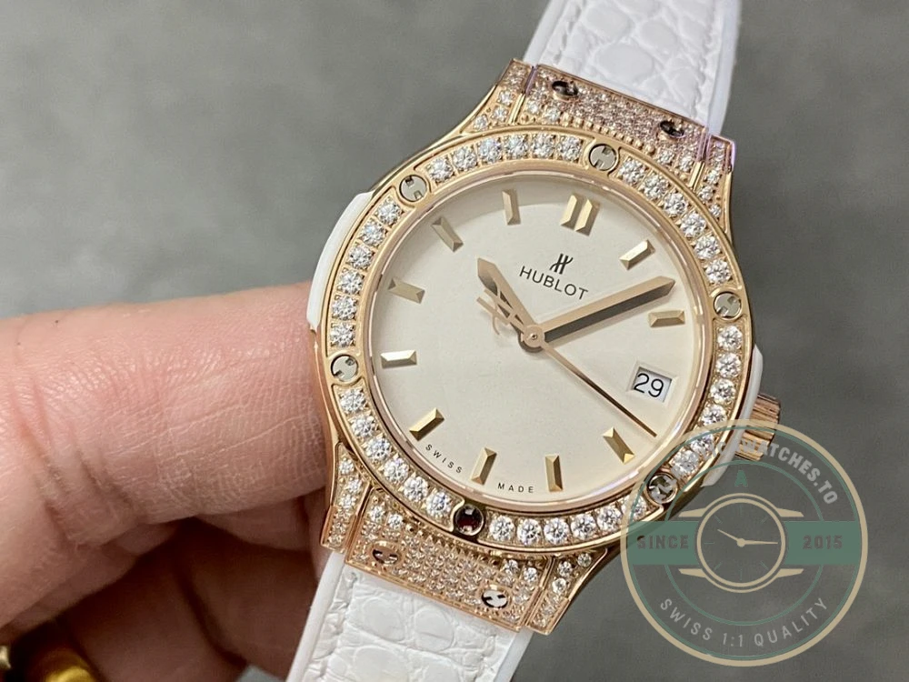 Replica Hublot Classic Fusion 33mm Gold 581.OE.2080.LR.1204 - Top-Tier Swiss Replica Watch