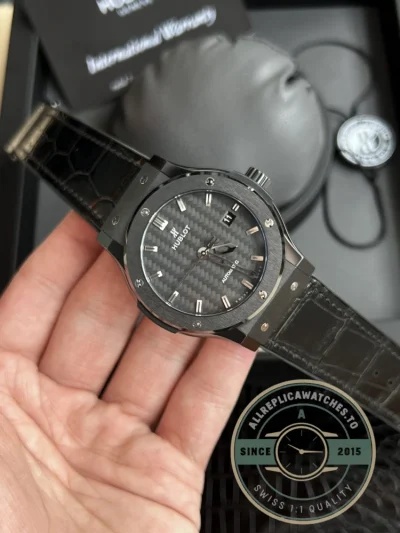 Replica Hublot Classic Fusion 542.CM.1770.RX 42mm Carbon Dial - Premium Super Clone Watch
