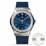 Replica Hublot Classic Fusion Blue Rubber 542.NX.7170.RX - Swiss Movement Replica Watch
