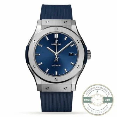 Replica Hublot Classic Fusion Blue Rubber 542.NX.7170.RX - Swiss Movement Replica Watch