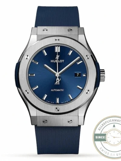 Replica Hublot Classic Fusion Blue Rubber 542.NX.7170.RX - Swiss Movement Replica Watch