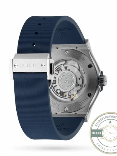 Replica Hublot Classic Fusion Blue Rubber 542.NX.7170.RX - Premium Super Clone Watch