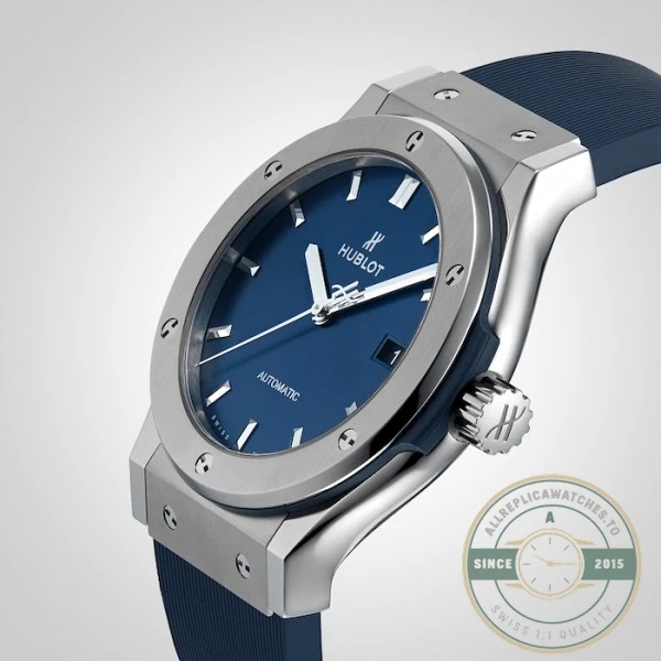 Replica Hublot Classic Fusion Blue Rubber 542.NX.7170.RX - Factory Super Clone Watch