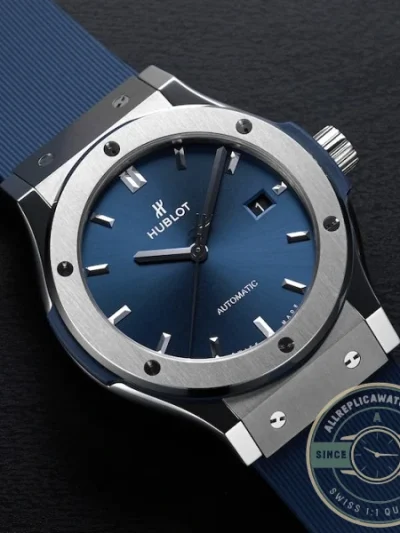 Replica Hublot Classic Fusion Blue Rubber 542.NX.7170.RX - Swiss-Made Clone Watch