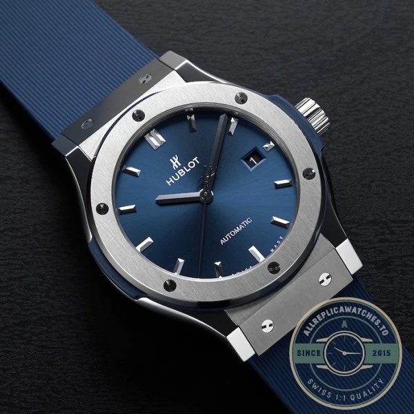 Replica Hublot Classic Fusion Blue Rubber 542.NX.7170.RX - Swiss-Made Clone Watch