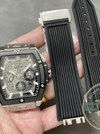 Replica Hublot Spirit of Big Bang 42mm Silver Dial 642.NM.0170.RX - Affordable Luxury Replica Timepiece