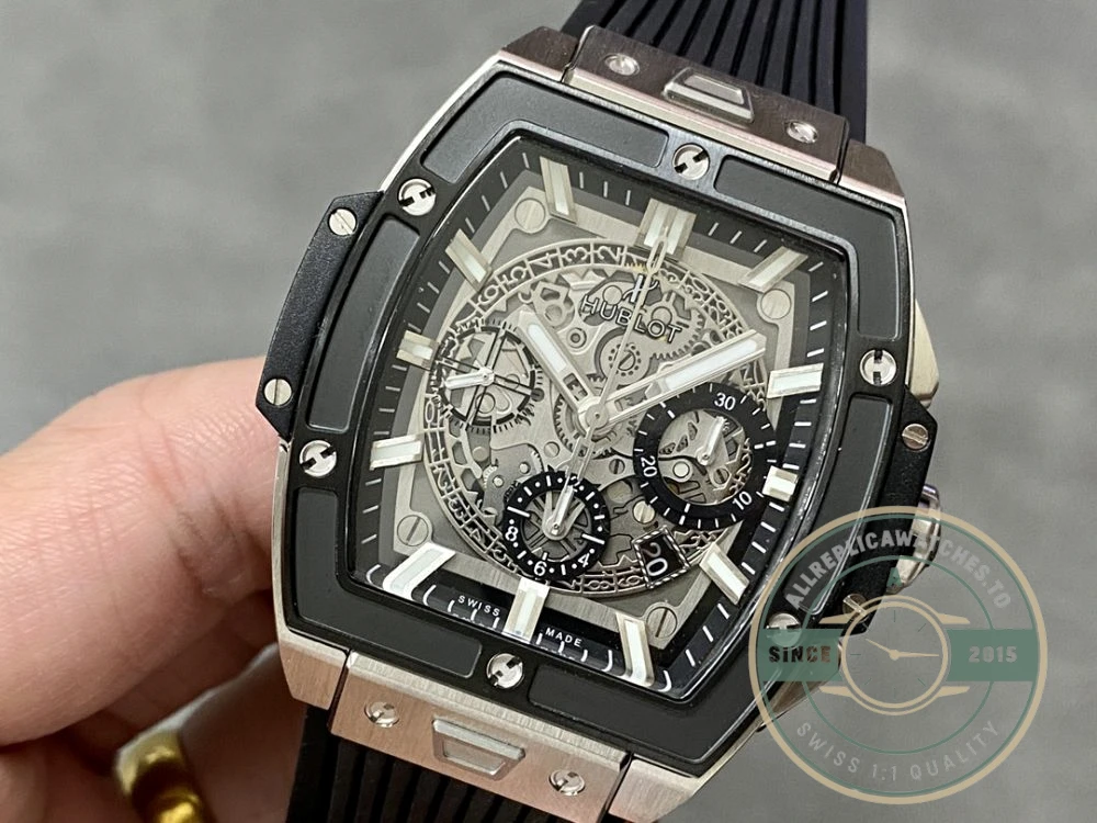 Replica Hublot Spirit of Big Bang 42mm Silver Dial 642.NM.0170.RX - Factory Super Clone Watch