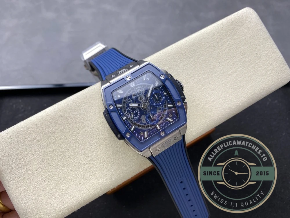 Replica Hublot Spirit of Big Bang Blue Dial 642.NX.7170.RX - 1:1 Swiss Replica Watch