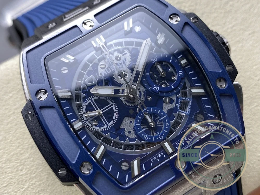 Replica Hublot Spirit of Big Bang Blue Dial 642.NX.7170.RX - Top-Tier Swiss Replica Watch