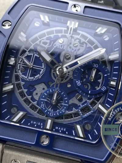 Replica Hublot Spirit of Big Bang Blue Dial 642.NX.7170.RX - Factory Super Clone Watch