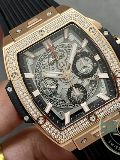 Replica Hublot Spirit of Big Bang Diamond 642.OX.0180.RX.1704 - Budget Luxury Replica Watch