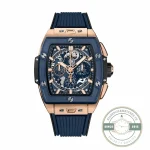 Replica Hublot Spirit of Big Bang Gold Case, Blue Dial 642.OL.7180.RX - Luxury Replica Watch