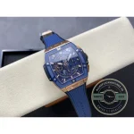 Replica Hublot Spirit of Big Bang Gold Case, Blue Dial 642.OL.7180.RX - Swiss Movement Replica Watch