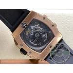 Replica Hublot Spirit of Big Bang Gold Case, Blue Dial 642.OL.7180.RX - Swiss Movement Replica Watch