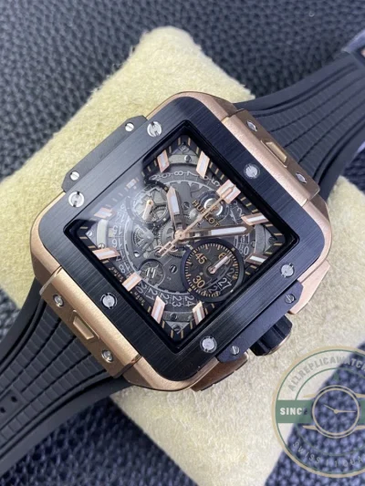 Replica Hublot Square Bang Unico 42mm 821.OM.0180.RX - Affordable Luxury Replica Timepiece