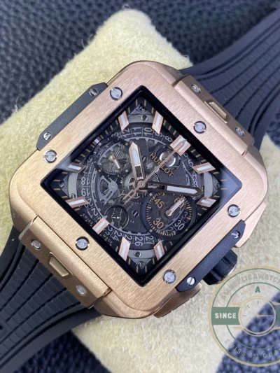 Replica Hublot Square Bang Unico 42mm 821.OX.0180.RX - Premium Super Clone Watch