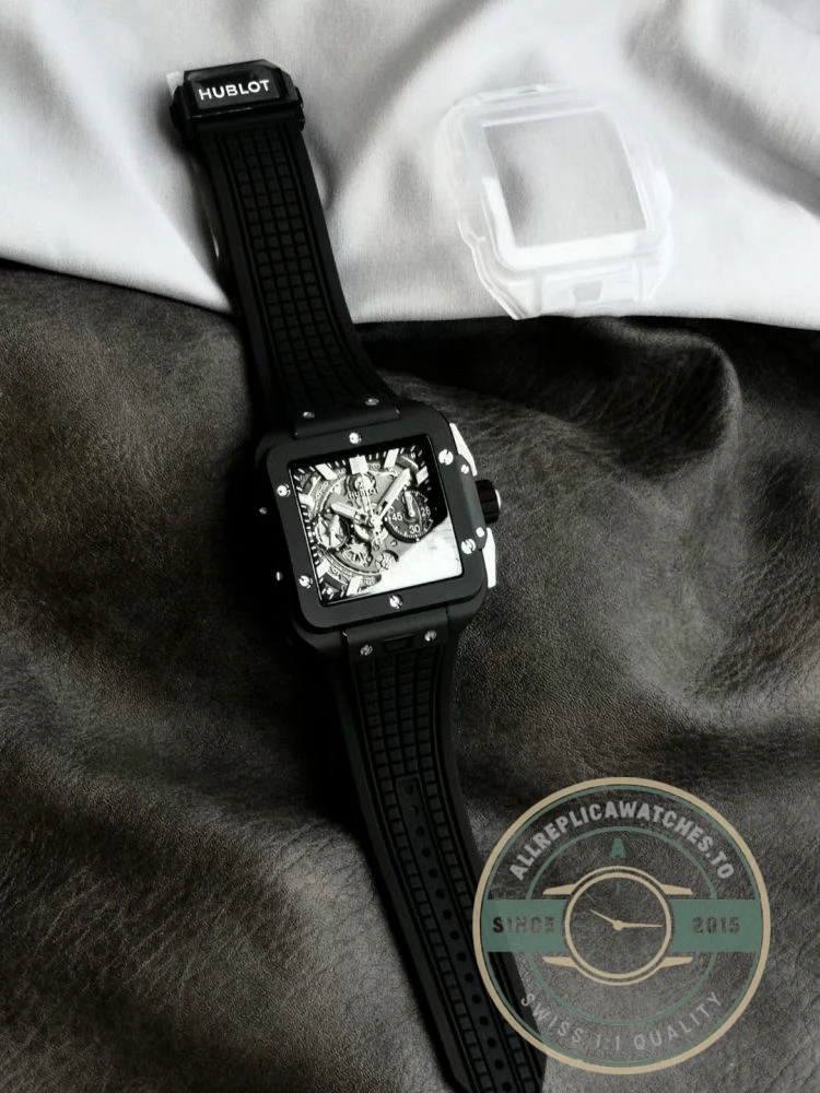 Replica Hublot Square Bang Unico 821.HX.0170.RX 42mm Black - Affordable Luxury Replica Timepiece