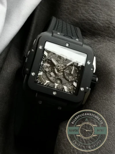 Replica Hublot Square Bang Unico 821.HX.0170.RX 42mm Black - 1:1 Swiss Replica Watch