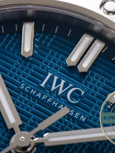 Replica IWC Ingenieur 40mm MY9015 Blue Dial - Top-Tier Swiss Replica Watch