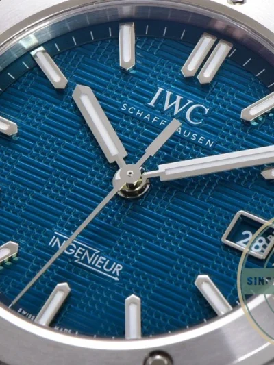 Replica IWC Ingenieur 40mm MY9015 Blue Dial - Factory Super Clone Watch