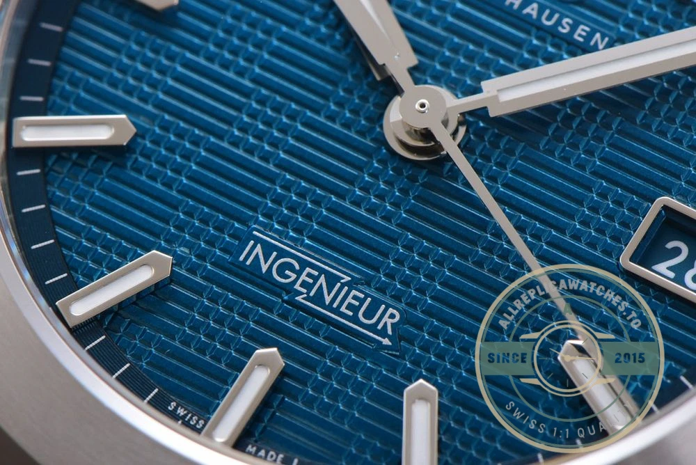 Replica IWC Ingenieur 40mm MY9015 Blue Dial - Budget Luxury Replica Watch