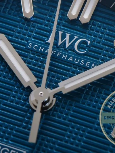 Replica IWC Ingenieur 40mm MY9015 Blue Dial - Premium Super Clone Watch