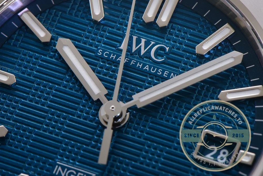 Replica IWC Ingenieur 40mm MY9015 Blue Dial - Premium Super Clone Watch
