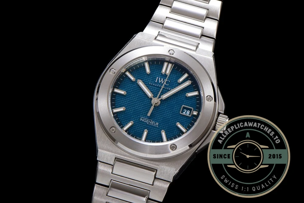 Replica IWC Ingenieur 40mm MY9015 Blue Dial - Swiss-Made Clone Watch