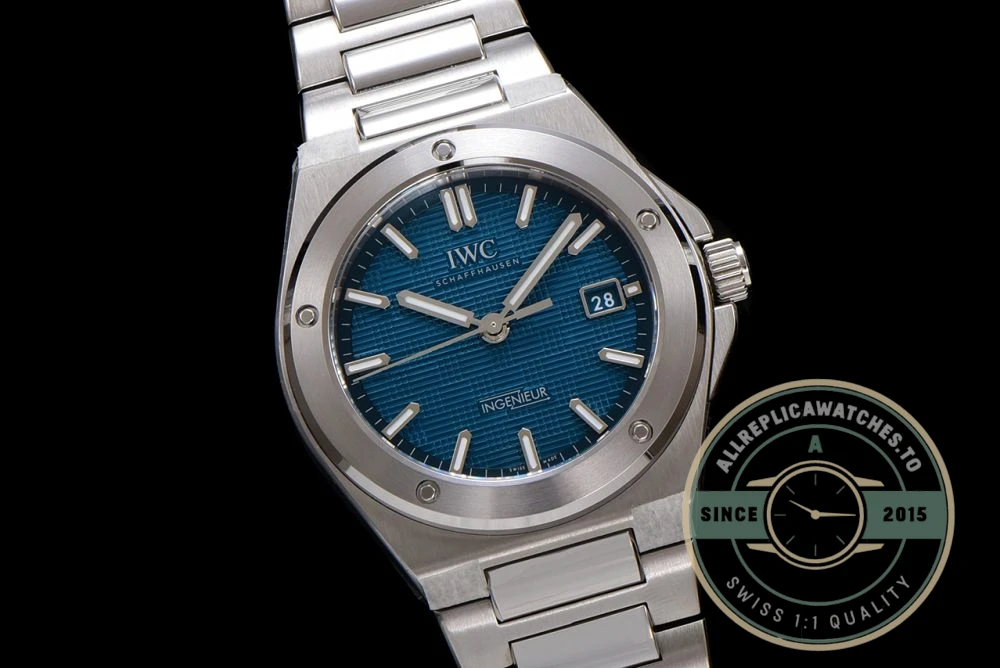 Replica IWC Ingenieur 40mm MY9015 Blue Dial - Swiss-Made Clone Watch