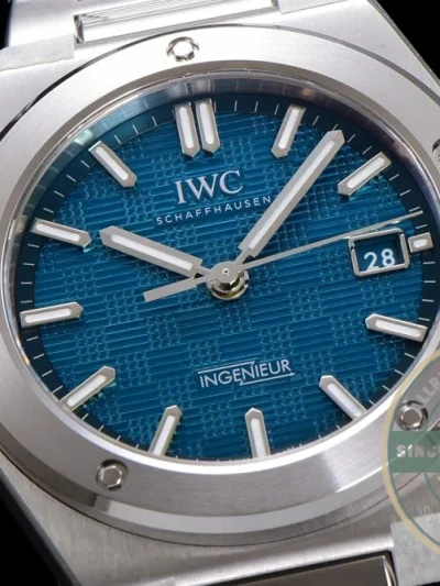Replica IWC Ingenieur 40mm MY9015 Blue Dial - Swiss-Made Clone Watch