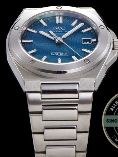 Replica IWC Ingenieur 40mm MY9015 Blue Dial - Factory Super Clone Watch