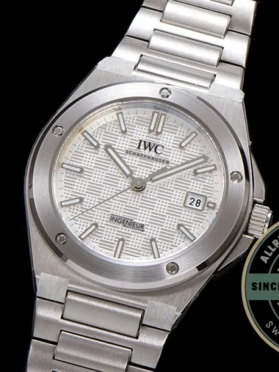 Replica IWC Ingenieur 40mm MY9015 White Dial - Factory Super Clone Watch